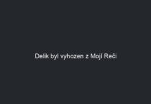 Delik byl vyhozen z Mojí Reči