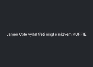 James Cole vydal třetí singl s názvem KUFFIE