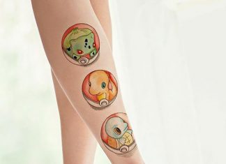 Tetování s Pokémony pro ty, kteří je chtějí chytit všechny