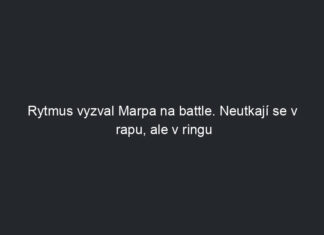 Rytmus vyzval Marpa na battle. Neutkají se v rapu, ale v ringu